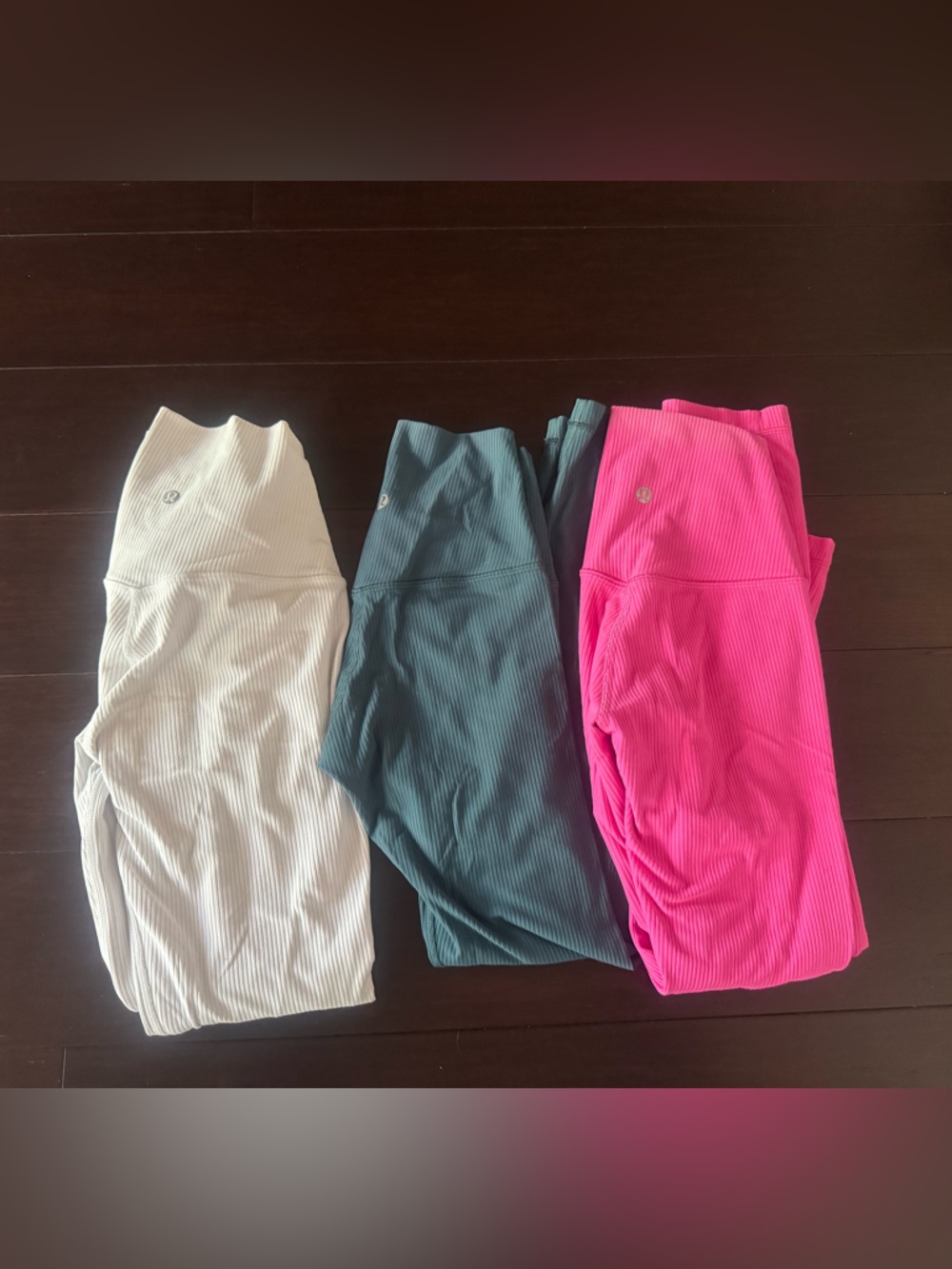 Lululemon Ribbed Leggings x3 size 2